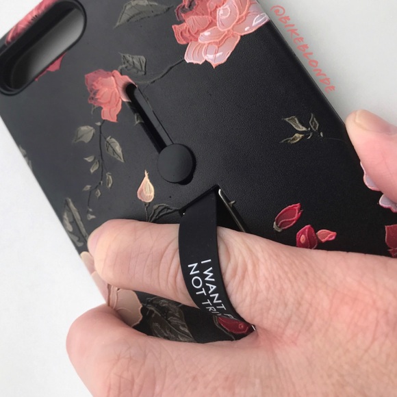 NEW iPhone X/XS/XR/7/8 Floral Stand Case - Picture 4 of 6